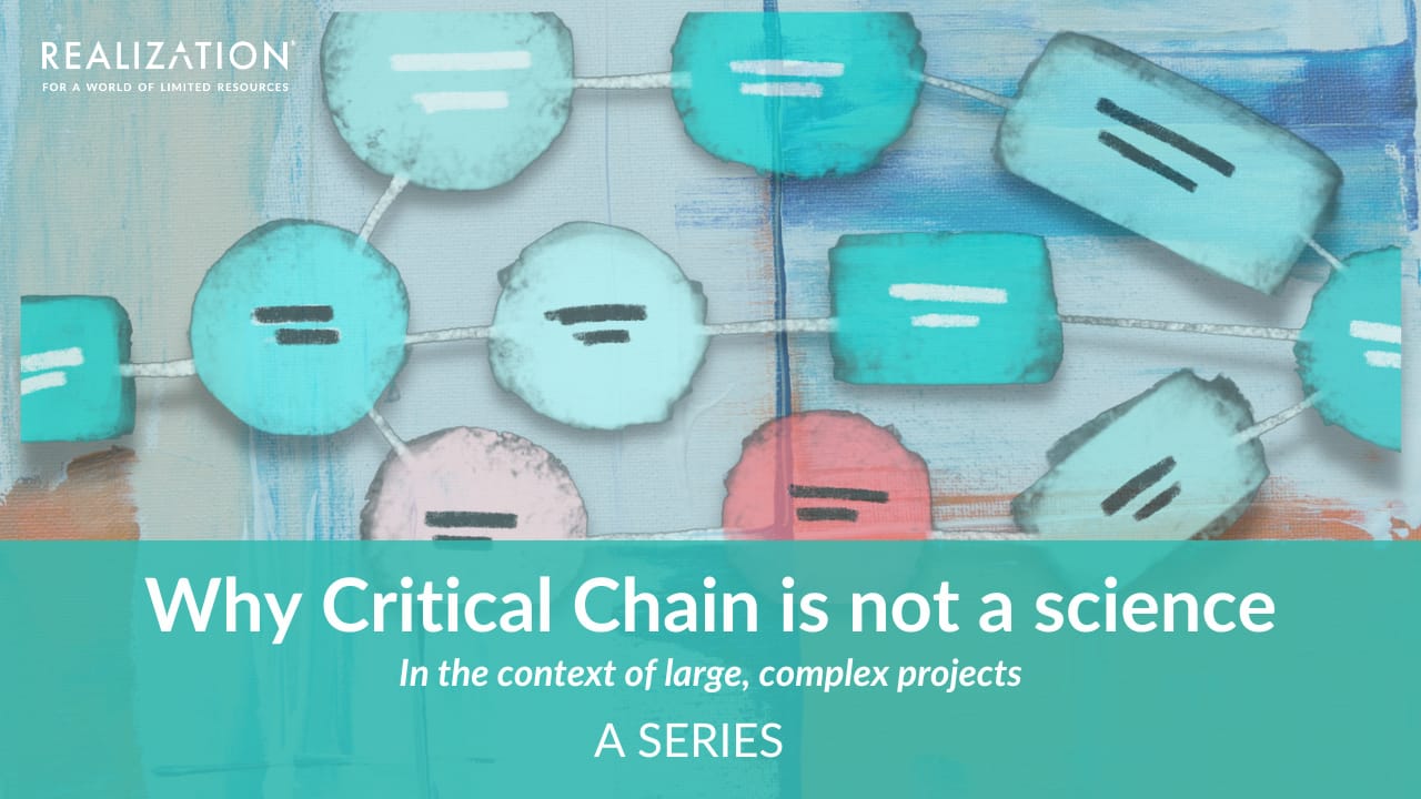 Why Critival chain Is not a science - A series